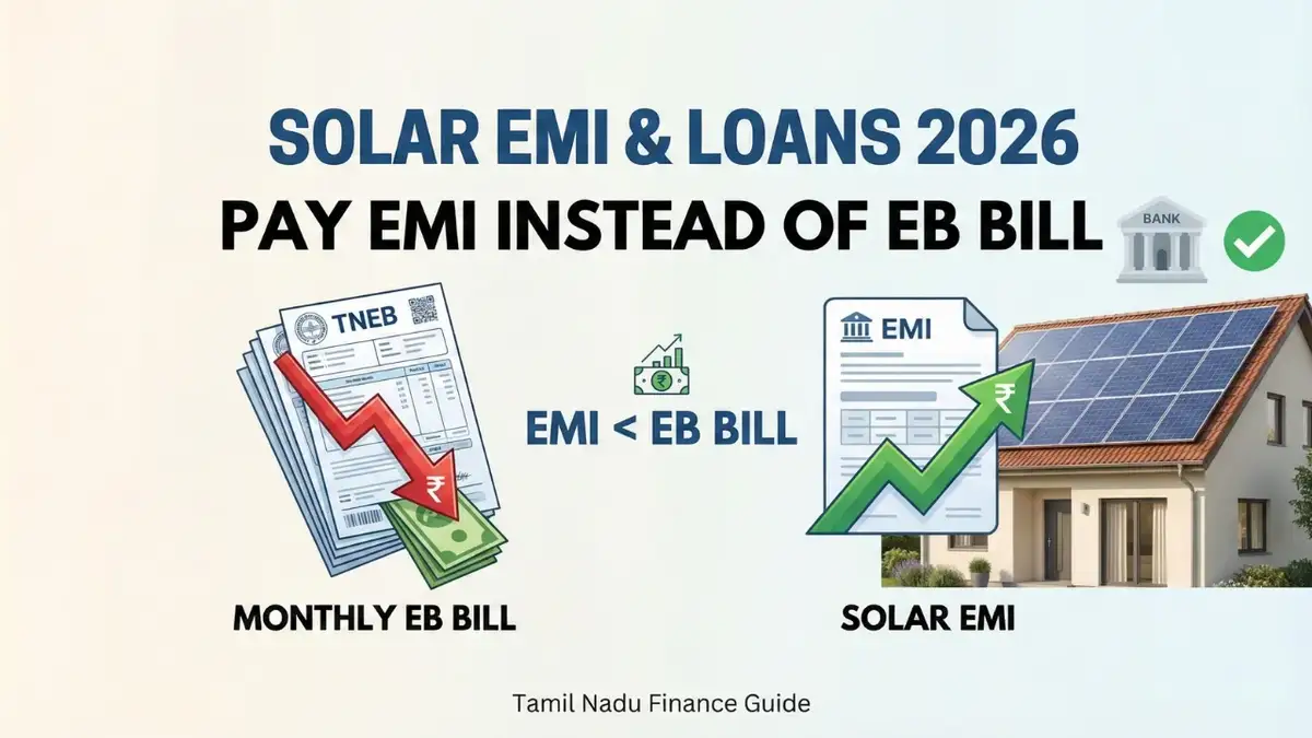 Solar EMI & Loans in 2026: The Complete Financial Guide for Tamil Nadu