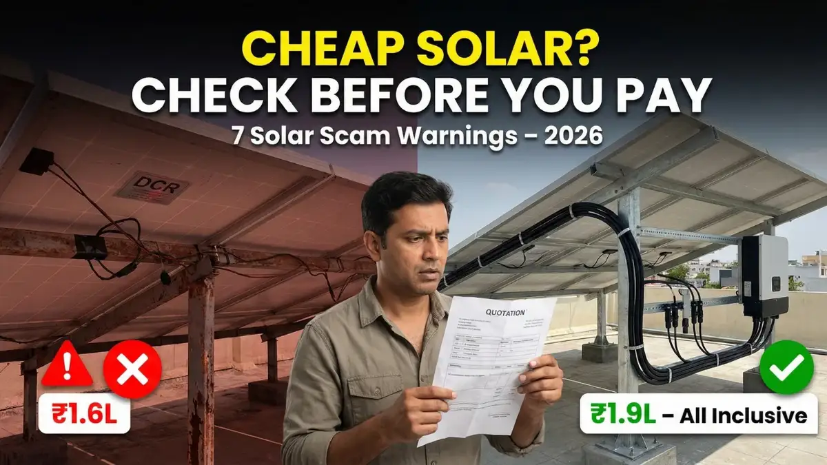 7 Solar Scam Warnings for 2026: Don't Get Cheated by Cheap Quotes