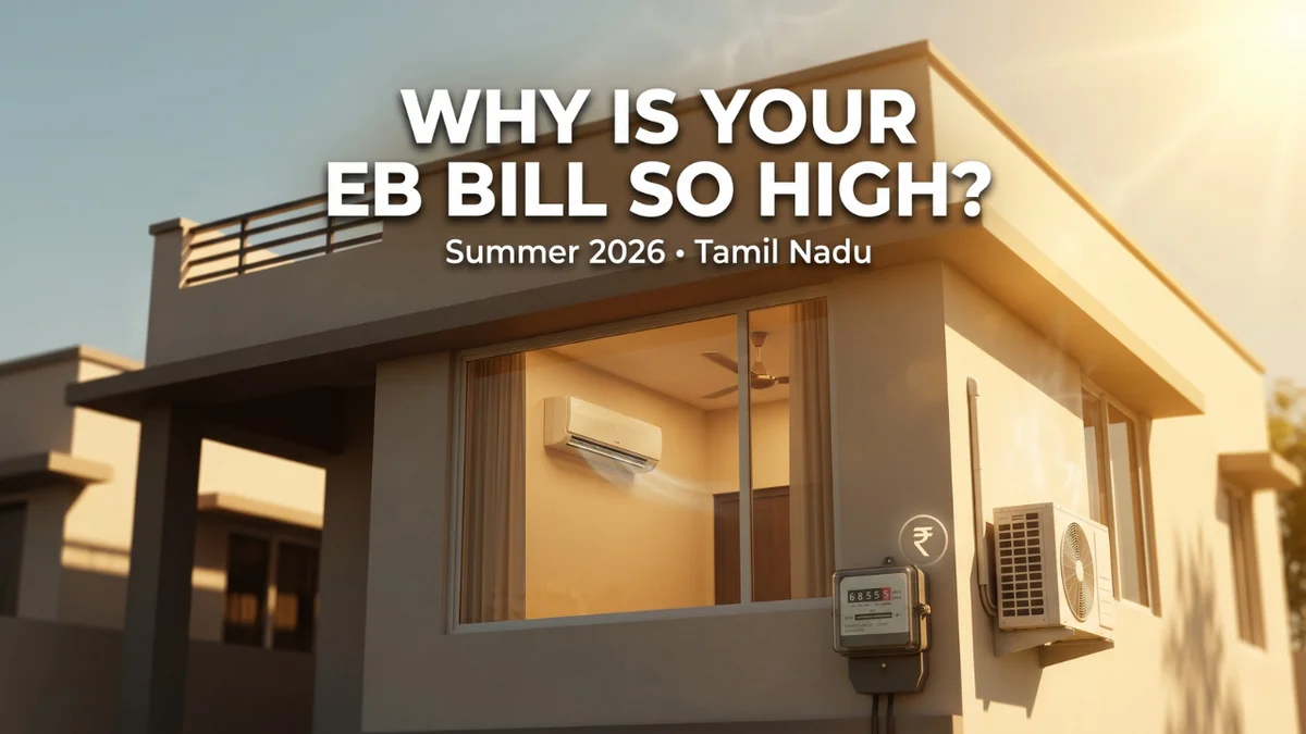 Why Is My Electricity Bill So High in Summer? (Tamil Nadu 2026 Guide)